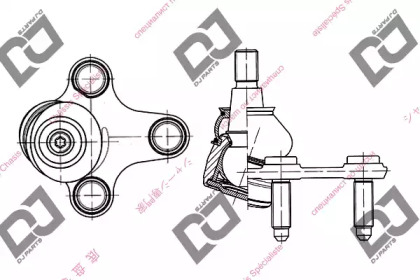 Шарнир DJ PARTS DB1168